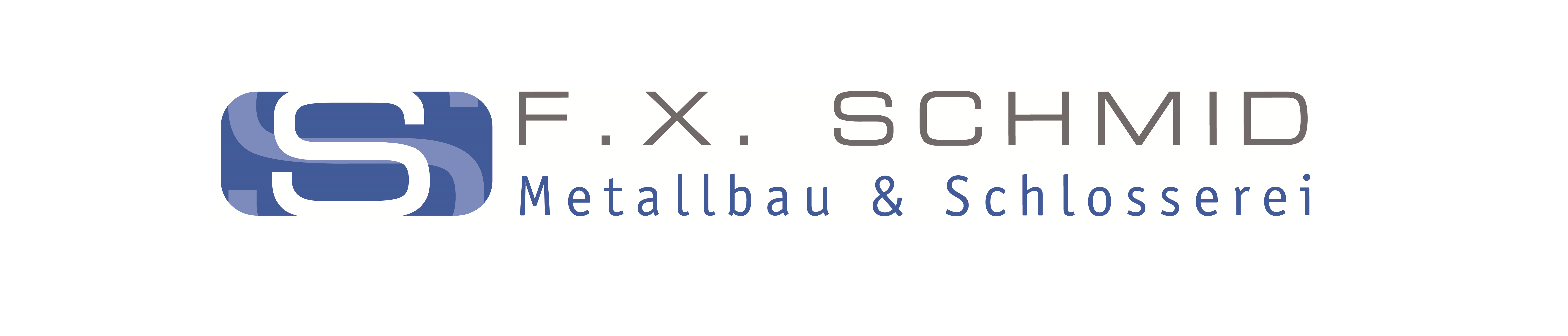 Logo von Unternehmen F.X. Schmid Metallbau & Schlosserei